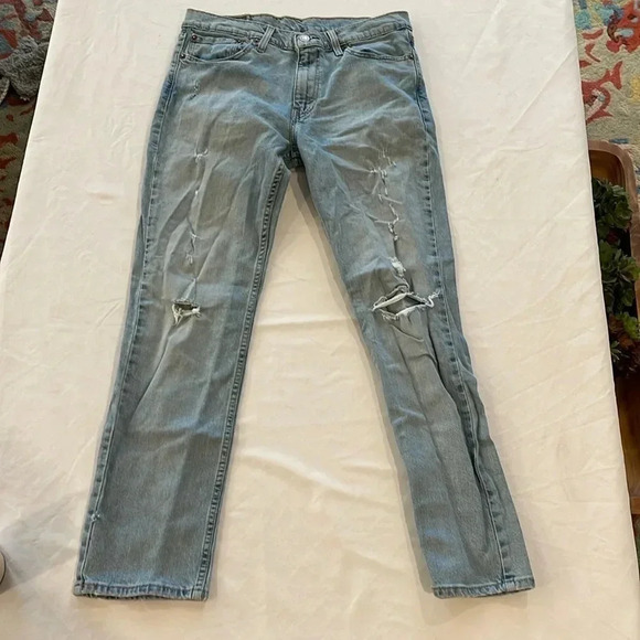 Levi’s men’s 511 jeans distressed size 33x30 33 x 30 - Picture 1 of 6